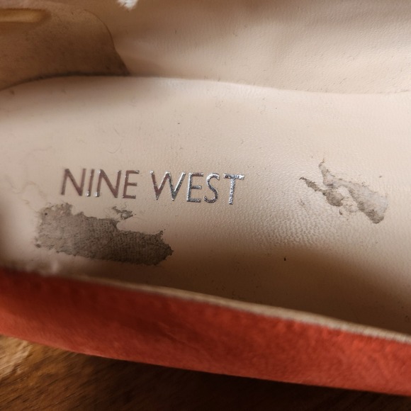 Nine West Coral Suede Pointed Toe Ballet Flats Women's Size 7M - Picture 5 of 9